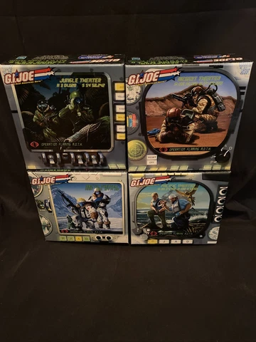 Gi Joe Operation Flaming Moth All 4 Sets Pacific, Jungle, Arctic. Desert Theater Cover