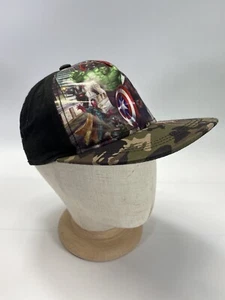 Marvel Avengers Graphic Snapback Hat Kids 8+ Yrs - Picture 1 of 8