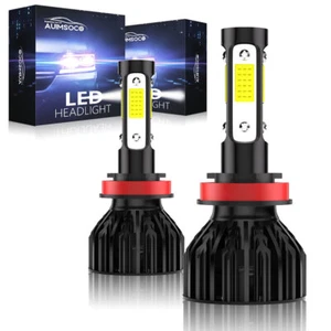 Pair H11 LED Headlight Bulbs Low Beam Super Bright For Chevrolet Tahoe 2007-2021 - Picture 1 of 13