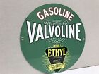 Gasoline oil gas metal Round sign