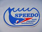 ADESIVO sticker originale vintage SPEEDO SWIM FASHIONS SWIMMING nuoto