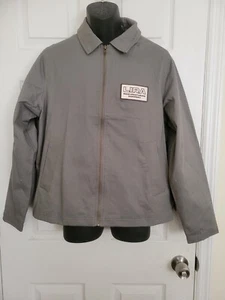 LIRA Manufacturing Company CRTV SCTY Zip-Up Mechanic Work Jacket Mens Size L - Picture 1 of 5