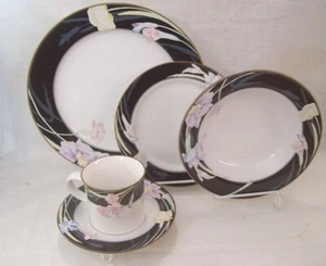 NEW 20 piece SAVOIR VIVRE NIGHT PASSAGE CHINA JJ005 4 Place Settings Japan - Picture 1 of 2