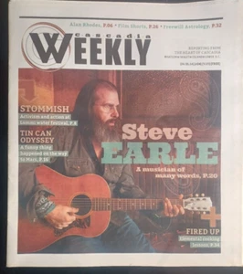 2014 CASCADIA WEEKLY STEVE EARLE ON COVER MUSICIAN OF MANY WORDS 05032 - Picture 1 of 24