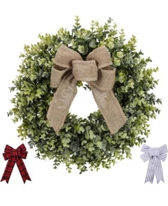 Pansu Wreaths Boxwood WreathFront Door Dear Front Door Wreath It Comes with T... - Picture 1 of 6