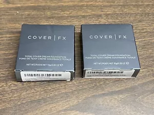 2 PACK COVER FX TOTAL COVER CREAM FOUNDATION COMPACT 0.42oz/12g - G110 - NIB - Picture 1 of 6