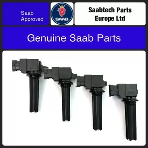 Genuine Saab 9-3 03-12 Direct Igintion Coil B207 - Brand New 12787707 x4 New - Picture 1 of 5