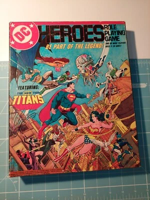 DC Heroes core box set, Mayfair Games, VGC (no dice) - Image 1 of 4