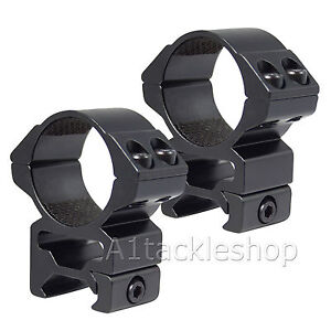 Hawke Weaver / Picatinny Style Match Mounts for 30mm Rifle & Air rifle Scopes