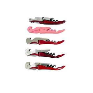 5 pz cerniere doppie assortite multicolore apribottiglie vino cavatappi, taglierina lamina - Foto 1 di 6
