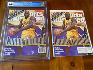 Shaquille O’Neal Sports Illustrated CGC 9.6 White Newsstand (LA Lakers) +extra - Picture 1 of 4