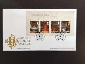 2018 Hampton Court Palace M/foglio su copertina primo giorno non indirizzata - East Molesey - Foto 1 di 1