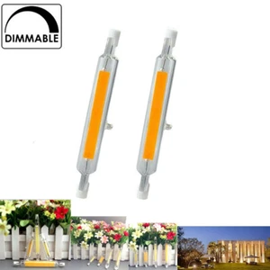 2X Dimmable R7s LED J118 20W COB Bulbs Ceramic Glass Tube Light Bombillas Lights - Picture 1 of 10