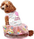 Sprinkle Party Dress Birthday Cute Fancy Dress Up Halloween Dog Cat Pet Costume