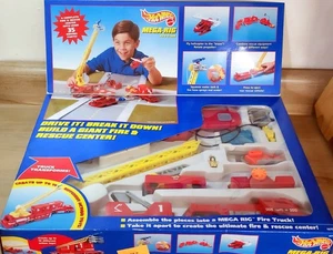 Hotwheels 16755  Mega-Rig Fire Truck 1996 NOS Sealed Set Vintage See Pictures - Picture 1 of 21
