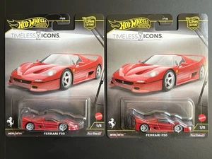 Hot Wheels Premium - FERRARI F50 - Car Culture - Timeless Icons *SET OF 2!* - Picture 1 of 11