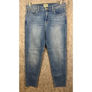 L'AGENCE El Matador High Rise Raw Hem Slim Fit Größe 30 Stretch Blue Jeans EUC - Bild 1 von 9