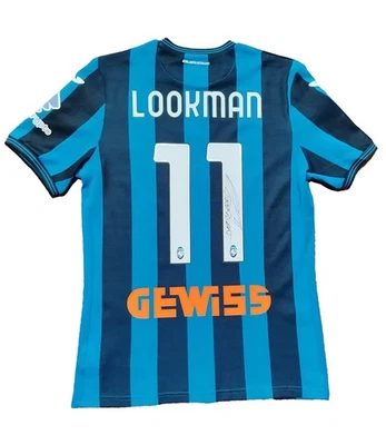 MAGLIA ATALANTA 24-25 ADEMOLA LOOKMAN AUTOGRAFATA - Immagine 1 di 2