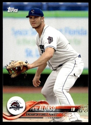 2018 Topps Pro Debut Pete Alonso New York Mets #102 A1 - Image 1 of 2