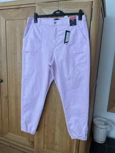 Marks And Spencer Slim Jogger/jeans 18 Reg Pale Pink - Picture 1 of 9