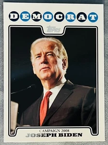 2008 Topps Campaign Joe Biden Joseph Biden #C08-JB Democrat SP - Picture 1 of 2