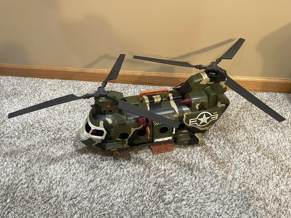 Helicóptero Militar Chap Mei 18" Largo Soldado A Force Chinook-no completo/piezas Foto 1 de 4