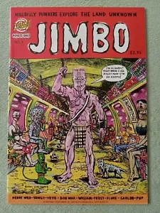 JIMBO 1 GARY PANTER ZONGO COMICS UNDERGROUND BUCH 1999 HOCHWERTIG FAST NEUWERTIG SELTEN RARITÄT - Bild 1 von 3