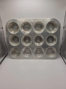 FOLEY Vintage 12 Loch Aluminium Muffin Dose Gebraucht Top Zustand - Bild 1 von 7