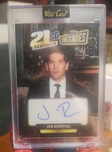 Jon Bernthal 2024 Wild Card 21st Century Auto 1/1 The Walking Dead Punisher - Bild 1 von 3