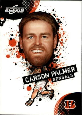 2010 Score NFL Players #8 Carson Palmer - NM-MT - Image 1 of 2