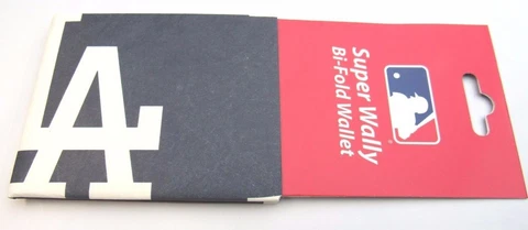 MLB SUPER WALLY BI-FOLD WALLET MADE OF DuPont Tyvek - LOS ANGELES DODGERS Cover