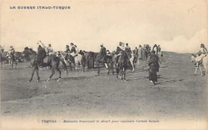 Libya - Italo-Turkish War - Tripoli - Bedouins crossing the desert to join the T - Picture 1 of 2