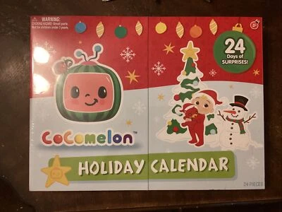 CoComelon 2022 Holiday Advent Calendar for Kids, 24 Piece Gift Playset Christmas - Image 1 of 3