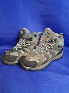 Red Head Zipline Boots Youth Boys Size 2 Gray Waterproof Hiking Suede - Picture 1 of 3