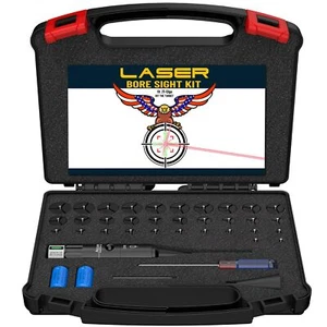 Professional Laser Bore Sight Kit Multiple Caliber Green Bore Sighter 32 Adapter - Picture 1 of 7