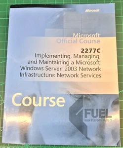 Microsoft Official Course Book - 2277C - Windows Server 2003 - Network Services - Picture 1 of 7