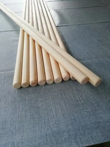 5 Stockbrot Stock 100cm Spieße 15mm BUCHE natur Lagerfeuer Knüppelkuchen Stöcke - Bild 1 von 4