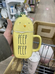 Rae Dunn PEEP PEEP Yellow Chick Mug Topper New VHTF - Picture 1 of 6