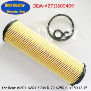 Engine Oil Filter for Mercedes Benz W204 A204 X204 R172 C250 SLK250 2711800409 - Picture 1 of 1