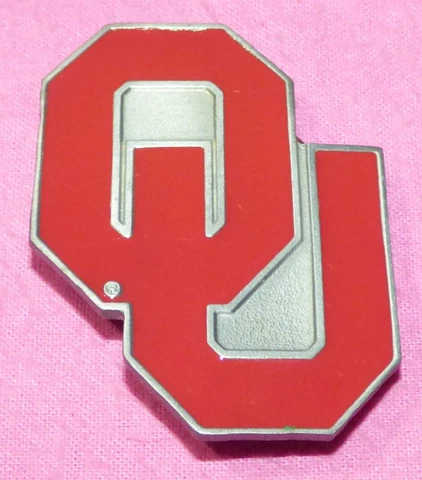 Vintage OU Oklahoma University Sooners Belt Buckle Cover