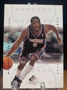 2000-01 SP Authentic #87 Michael Dickerson Vancouver Grizzlies - Picture 1 of 2