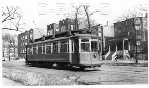 8FF353 RP 1940s/70s CTA CHICAGO SURFACE LINES STREET CAR #2608 75-LAKE PARK - Picture 1 of 1