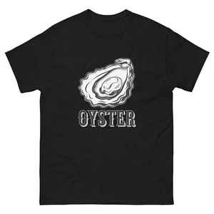 Oyster Lover Food Image Cartoon Funny T-Shirt Shirt - Picture 1 of 13
