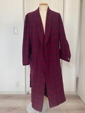 pendleton 40's - early 50's shawl collar wool gown coat Men Size M red