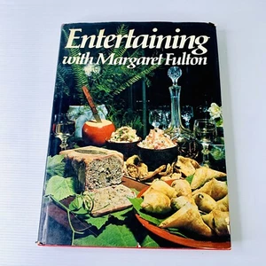 Entertaining with Margaret Fulton 1976 Hardcover Cookbook Vintage Retro Recipes - Picture 1 of 13