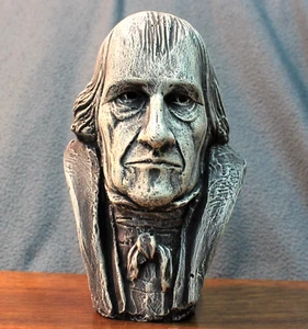 HEGEL BUST 7" SCULPTURE STATUE PHILOSOPHY WRITER FIGURE HEGUEL PHILOSOPHER ART - Picture 1 of 24