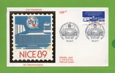 FDC 1989 - Union International Of Telecom - Nice 89 ( Ref. 9047) - Image 1 of 2