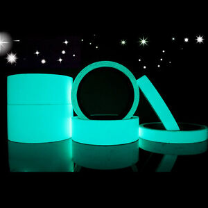 1Piece Home and Party Decor Glow in the Dark Adhesive Strip PVC Neon Tape 