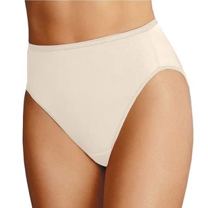 Vanity Fair Body Shine Illuination Sweet Cream Hi-Cut Brief Size 8/XL - Picture 1 of 4