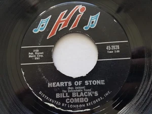 BILL BLACK'S COMBO - Hearts Of Stone / Royal Blue 1961 R&B Hi Records 7" - Picture 1 of 2